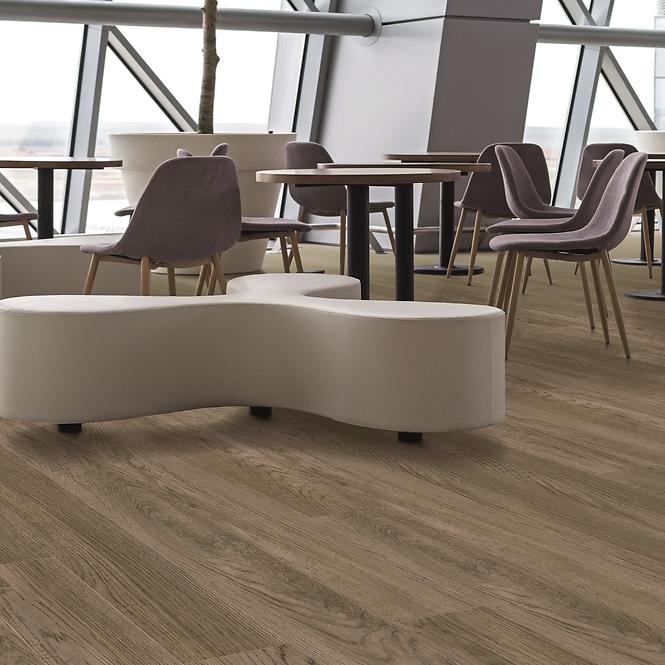 Ragasztott vinil padló tölgy Modern Brown 2mm/0,4mm DryBack