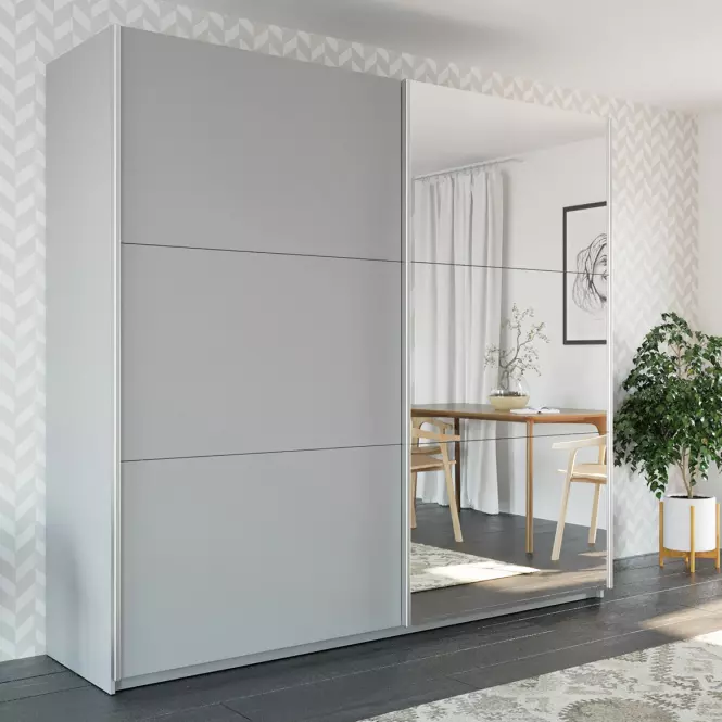 Szekrény Vigo 225 platinum / tükör