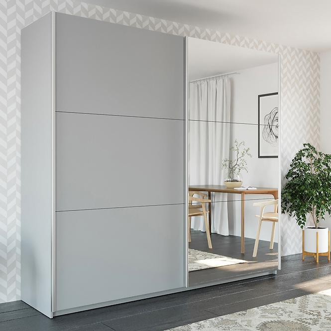 Szekrény Vigo 225 platinum / tükör