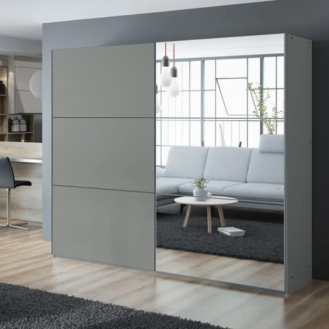 Szekrény Vigo 250 platinum / tükör