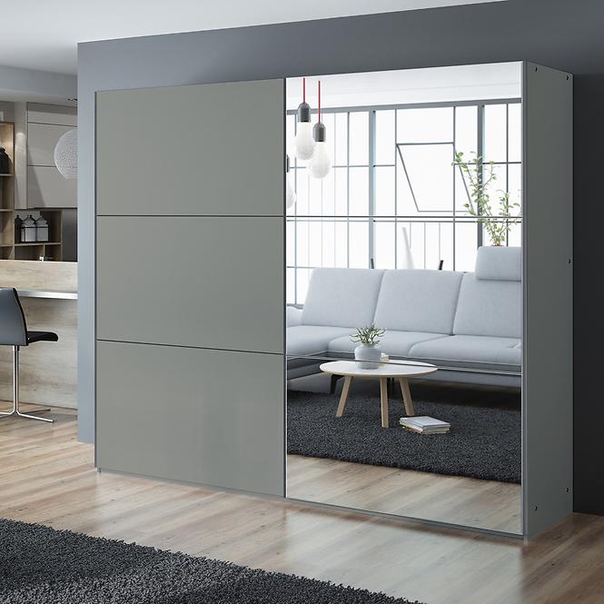 Szekrény Vigo 250 platinum / tükör