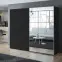 Szekrény Vigo 250 fekete  / tükör,4