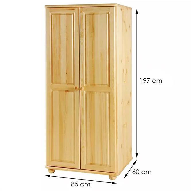 Szekrény Merkury 2 ajtós 80 cm