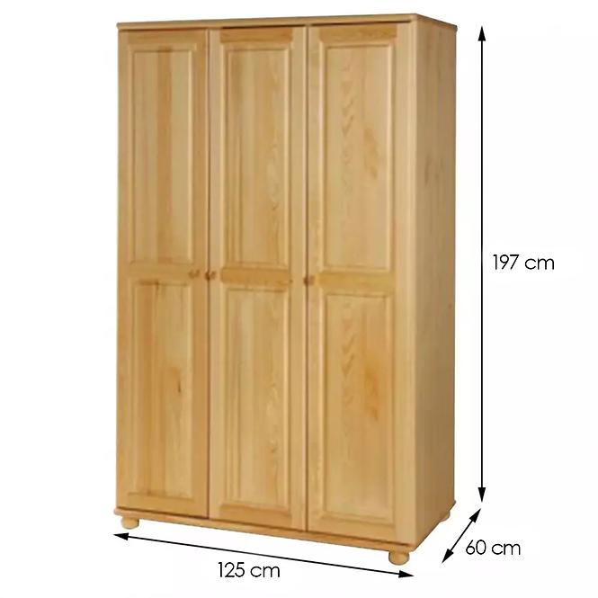 Szekrény Merkury 120 cm fenyő