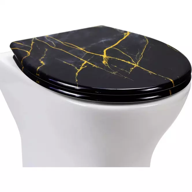 Wc ülőke duropalst black márvány,4