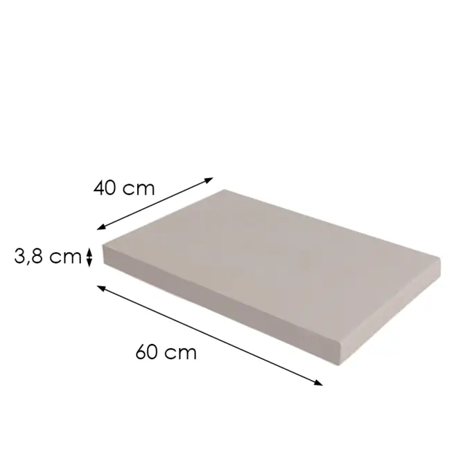Konyhai munkalap 40cm/38mm Cashmere / U12168QR,2