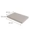 Konyhai munkalap 40cm/38mm Cashmere / U12168QR,2