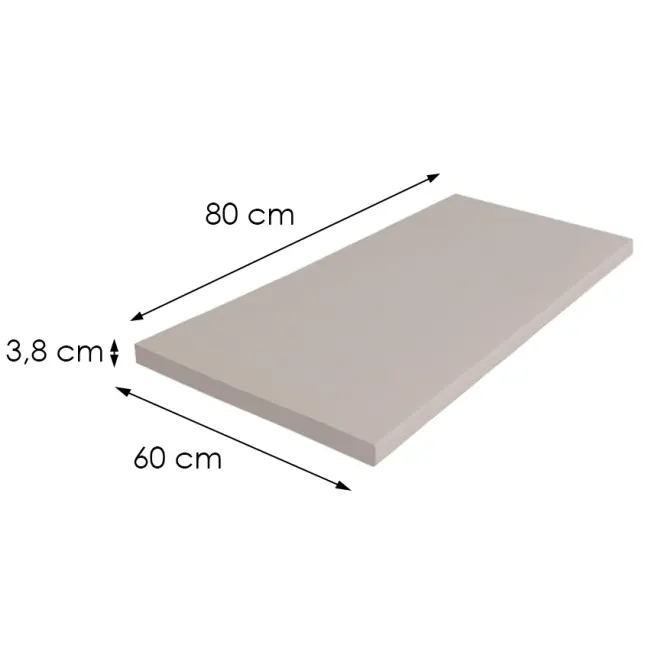 Konyhai munkalap 80cm/38mm Cashmere / U12168QR,2