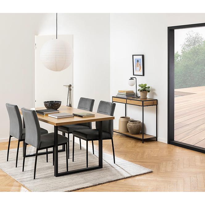 Szék dark grey 2 db