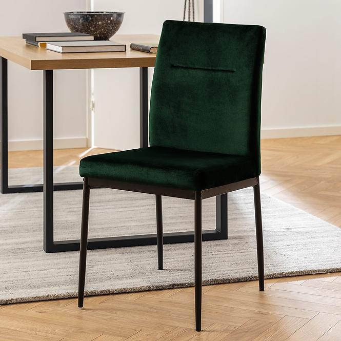 Szék dark green 2 db