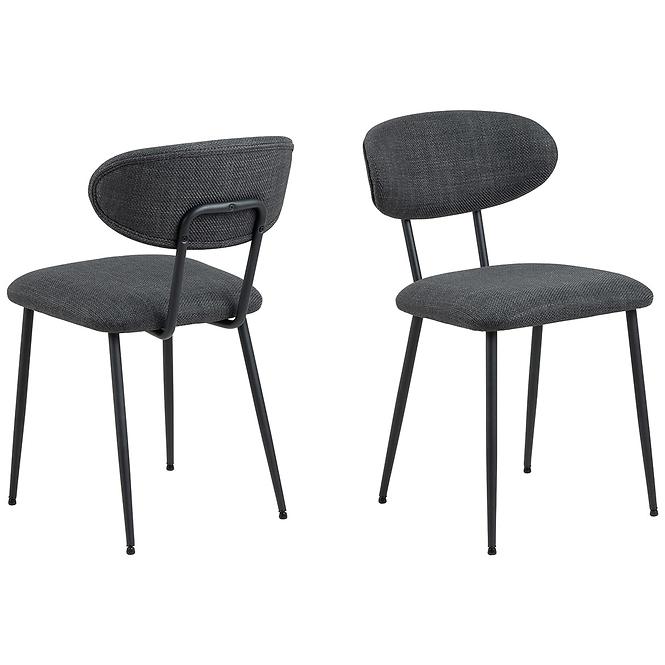 Szék dark grey 2 db
