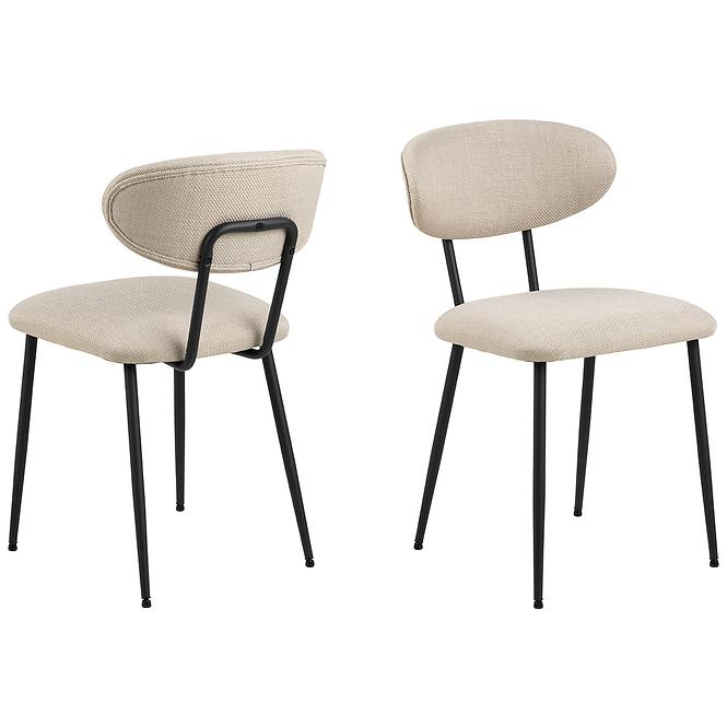 Szék beige 2 db