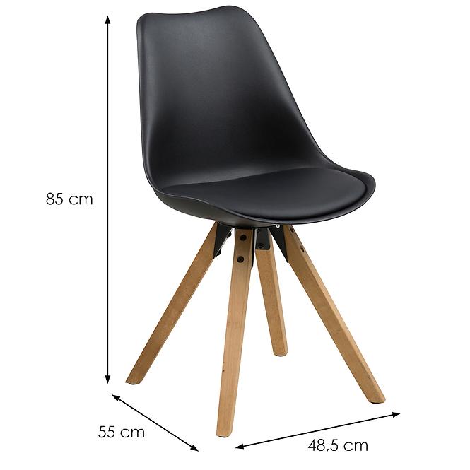 Szék black 2 db