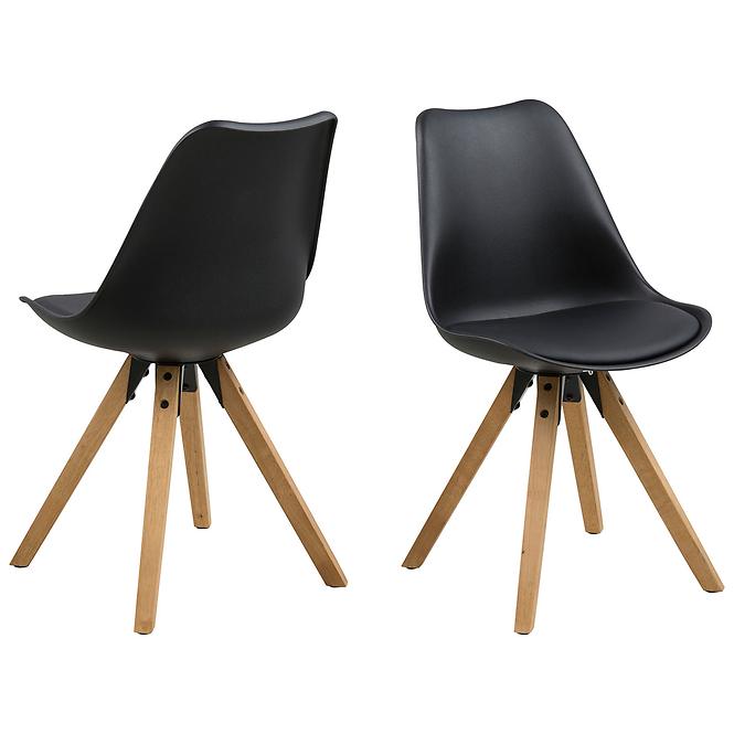 Szék black 2 db