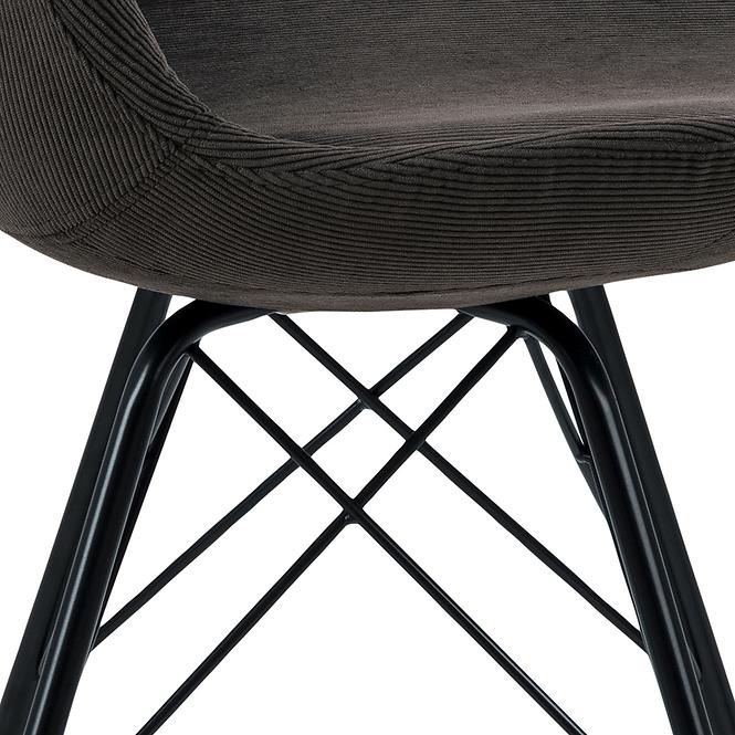 Szék anthracite 2 db