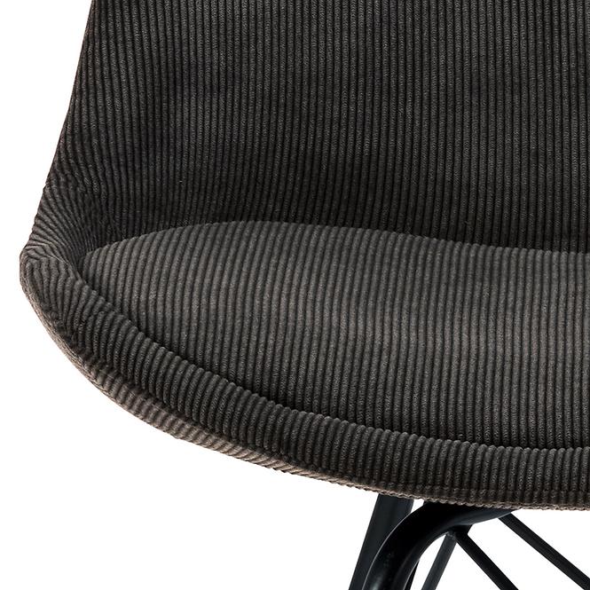 Szék anthracite 2 db