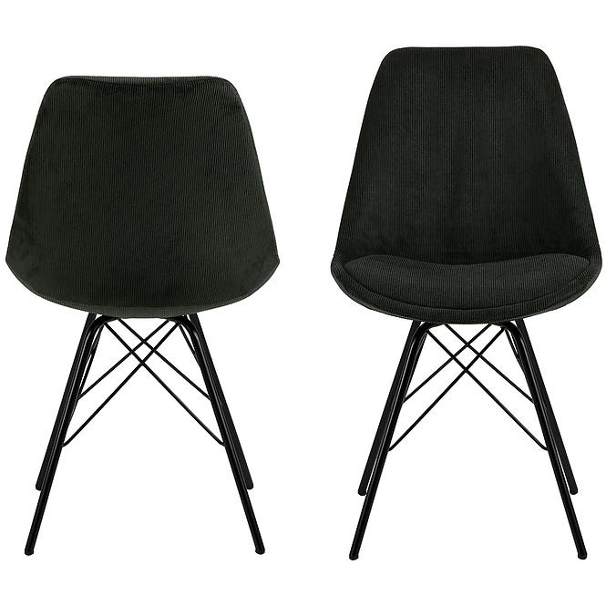 Szék dark green 2 db