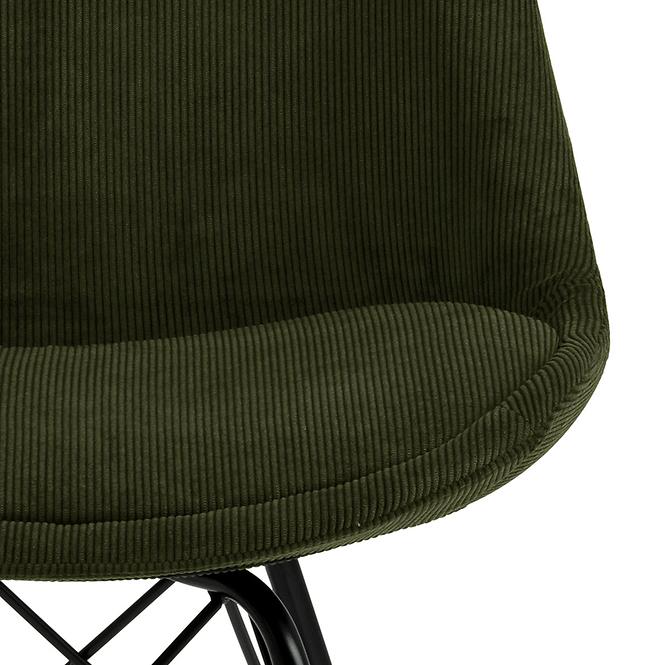Szék olive green 2 db