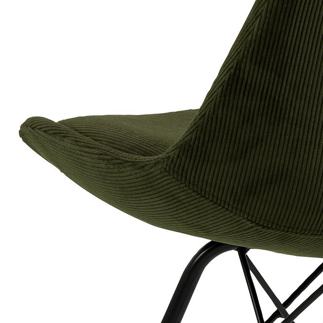 Szék olive green 2 db