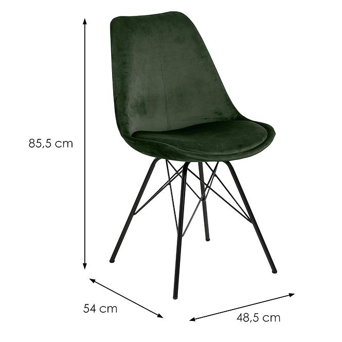 Szék green 2 db