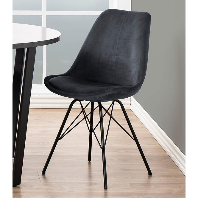 Szék dark grey 2 db
