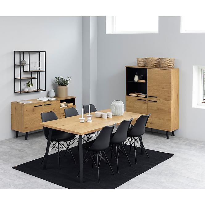 Szék black 2 db