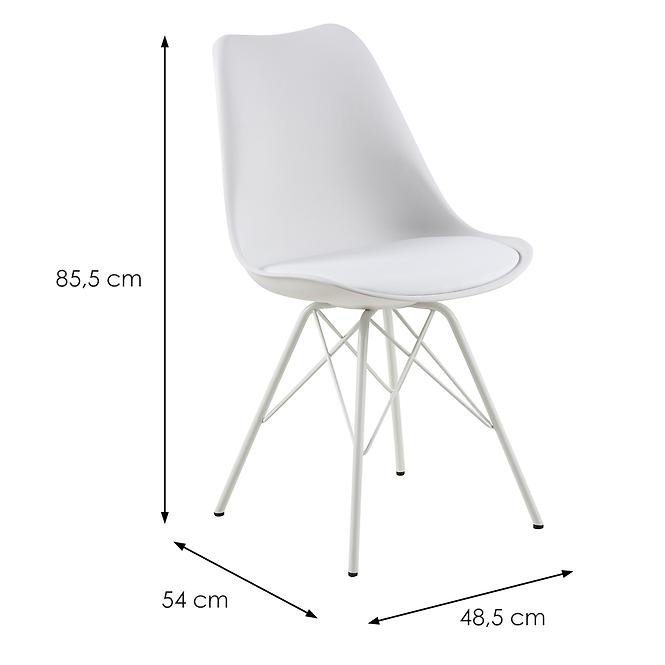 Szék white 2 db
