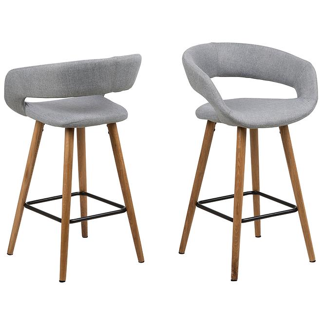 Szék light grey 2 db