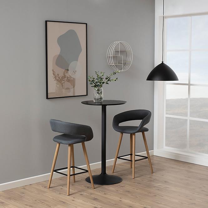 Szék dark grey 2 db
