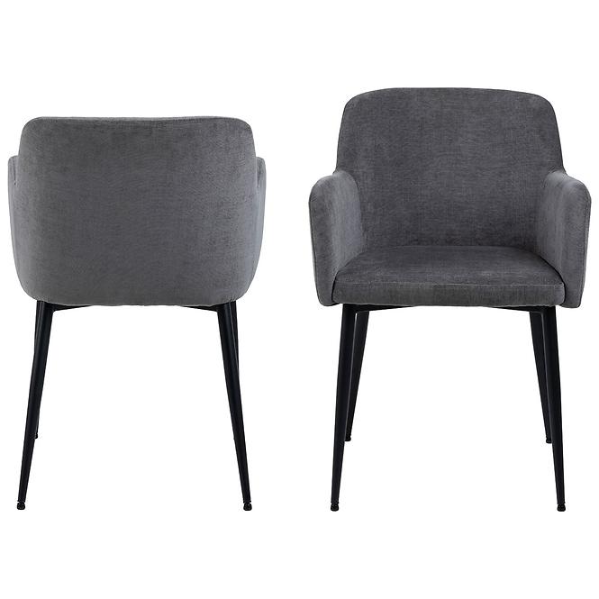 Szék dark grey 2 db