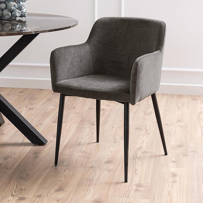 Szék dark grey 2 db
