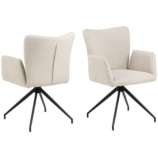 Szék beige 2 db