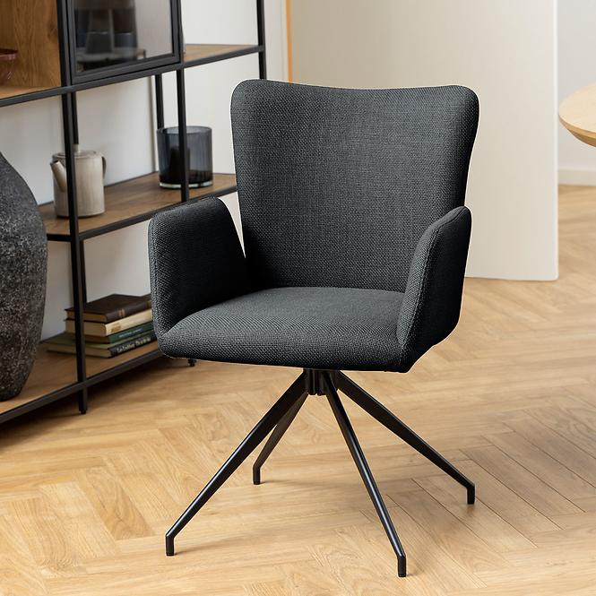 Szék dark grey 2 db