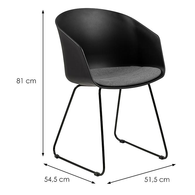Szék grey 2 db