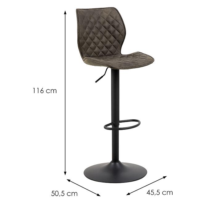 Bárszék anthracite 2 db