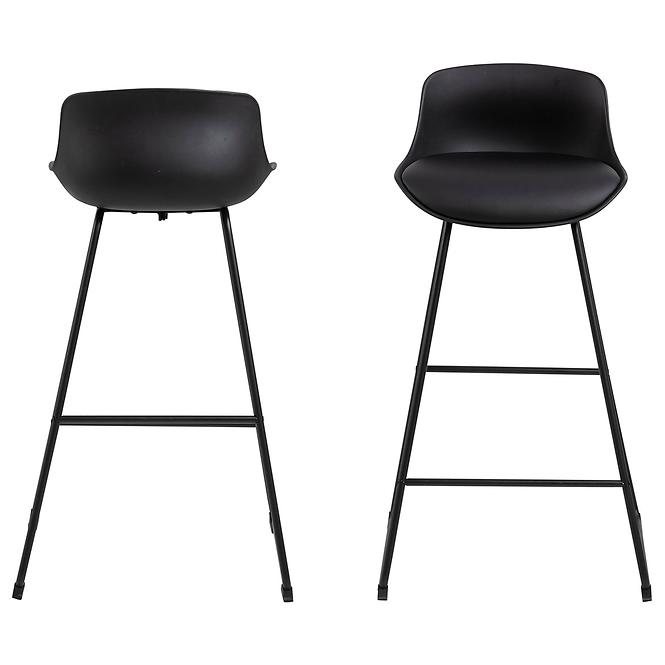 Bárszék black 2 db