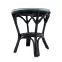 Asztal Quincy fekete természetes rattan,3