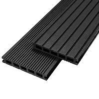 Kompozit teraszburkolat mercado optimum antracyt 2200x140x20mm
