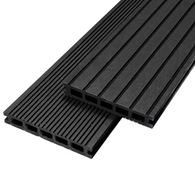 Kompozit teraszburkolat mercado optimum antracyt 2200x140x20mm