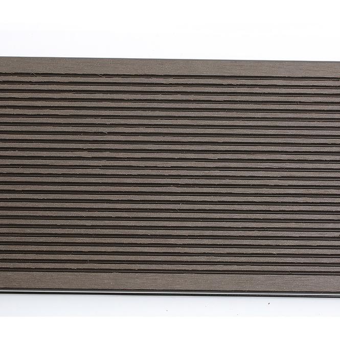 Kompozit teraszburkolat mercado premium brąz 2200x140x20mm