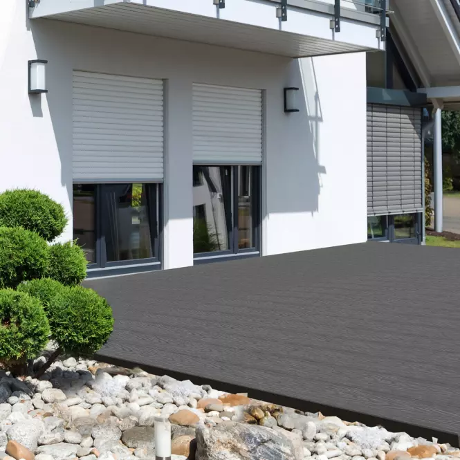 Kompozit teraszburkolat mercado premium szary 2200x140x20mm,2