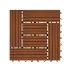 Wpc terasz platform vörösfa 30x30