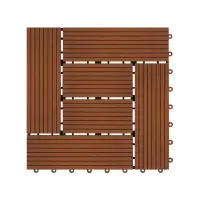 Wpc terasz platform vörösfa 30x30
