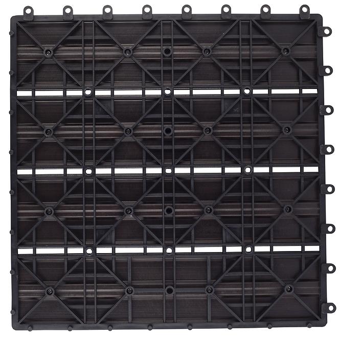 Wpc terasz platform vörösfa 30x30