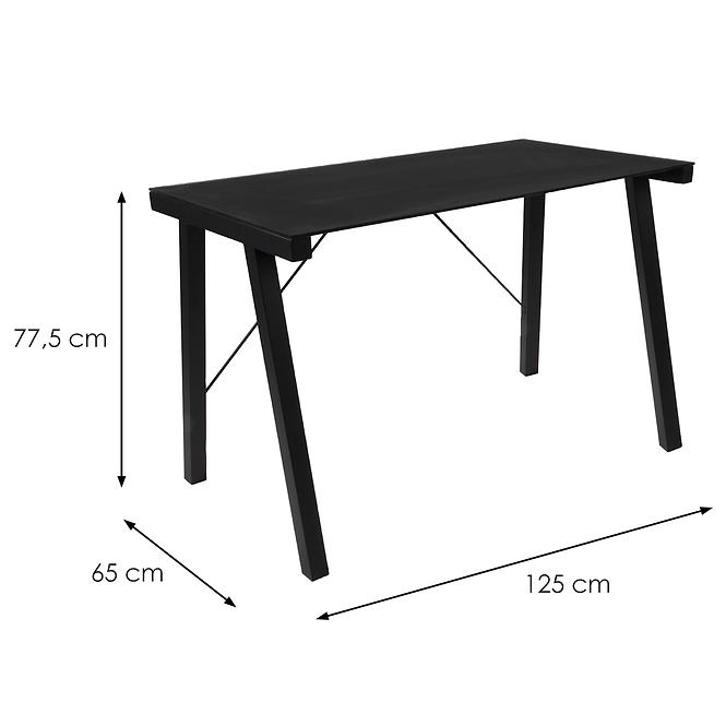 Íróasztal black