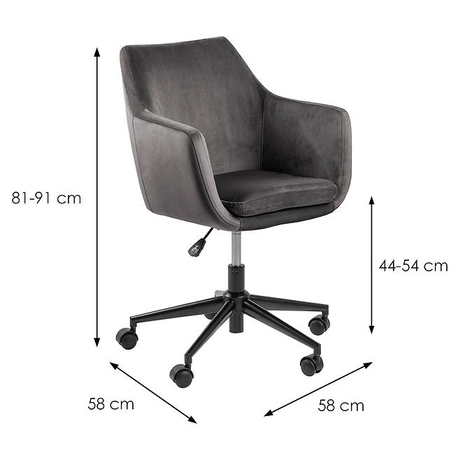 Irodai szék dark grey