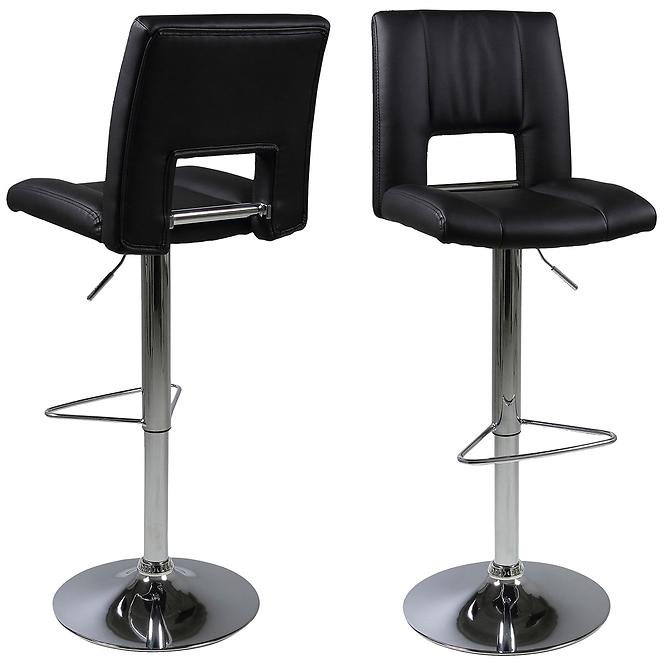 Bárszék black 2 db