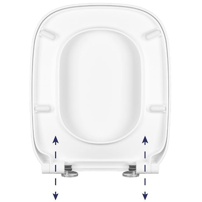 WC ülőke Soft Close Debflow Deba