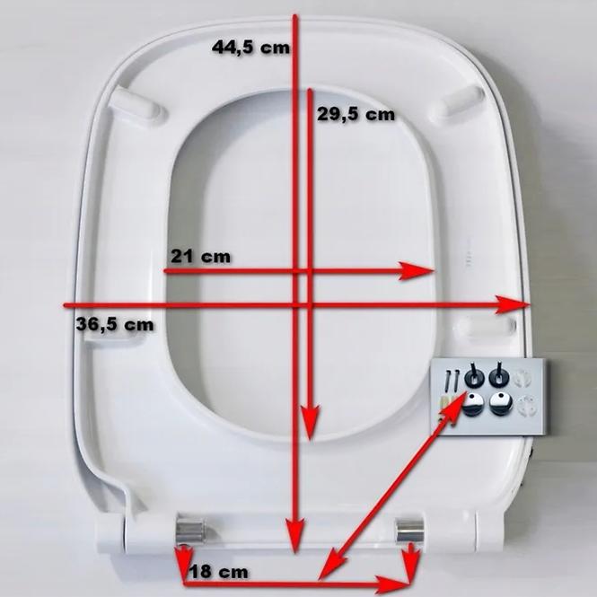 WC ülőke Soft Close Debflow Deba