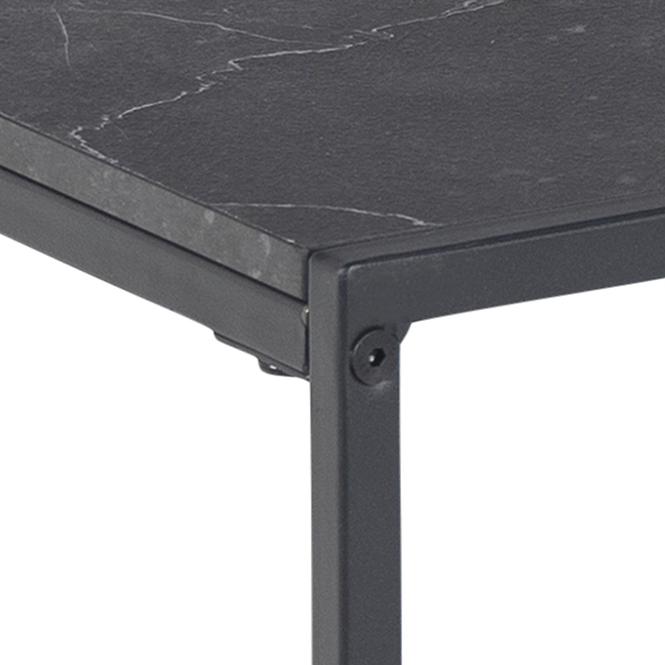 Asztal black marble